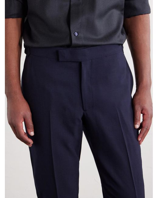 Thom Sweeney Blue Wool Suit for men
