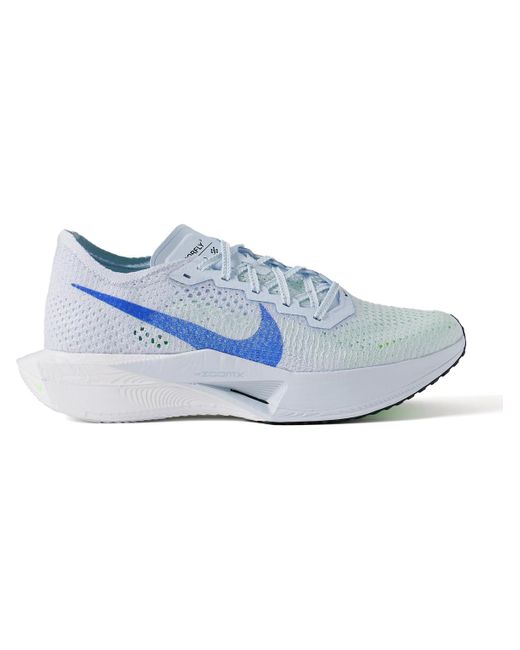 Nike Blue Zoomx Vaporfly 3 Flyknit Running Sneakers for men