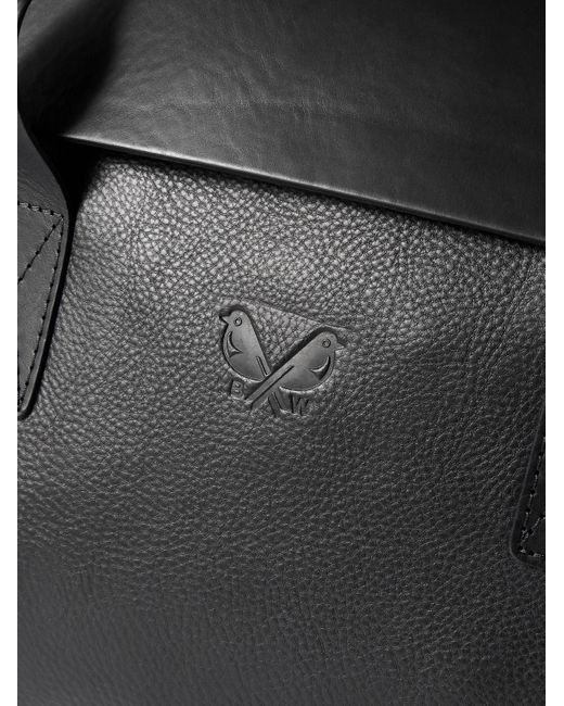 Bennett Winch Black Full-Grain Leather Briefcase for men
