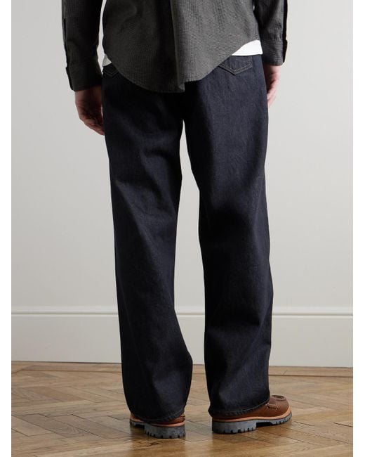 Orslow Super Dad's Straight-Leg Jeans in Blue for Men Lyst UK