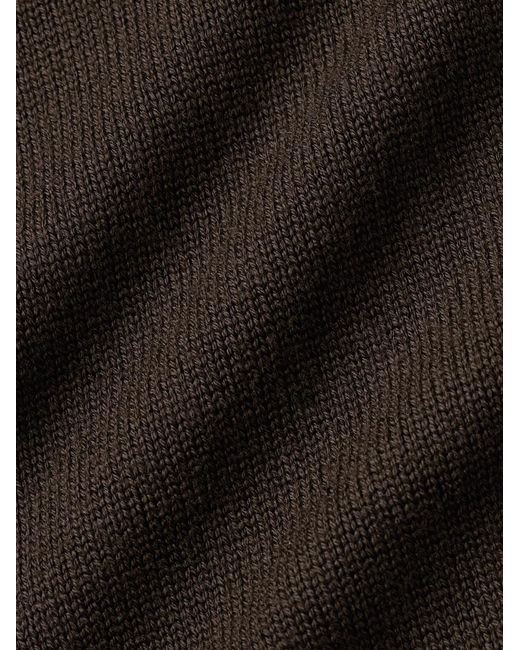 Bode Gray Juniper Merino Wool Sweater for men