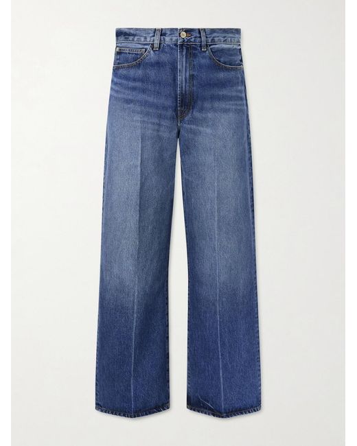 The Elder Statesman Blue Hunter Wide-Leg Organic Jeans for men