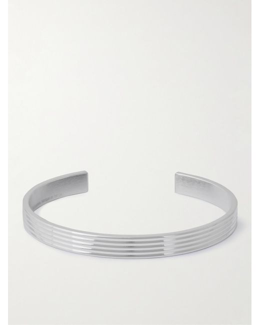 Le Gramme Natural 23g Polished Recycled-sterling Silver Cuff for men