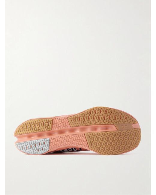 On Shoes Pink Cloudsurfer Next Z5 Rubber-Trimmed Recycled-Mesh Sneakers for men