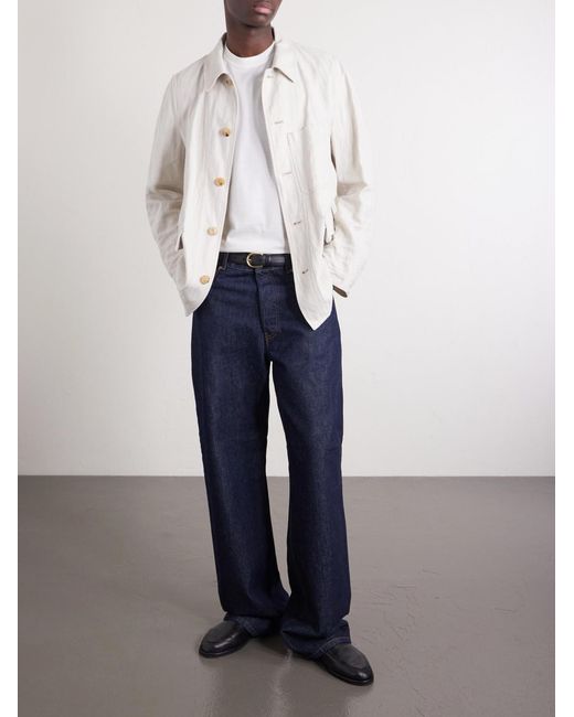 Zegna White Cotton And Silk-blend Jersey T-shirt for men