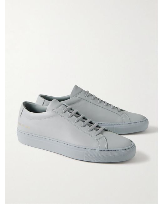 Common Projects Gray Original Achilles Leather Sneakers for men