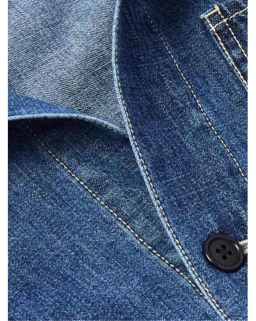 Alex Mill Blue Denim Shirt Jacket for men