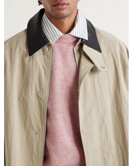 Oliver Spencer Pink Burley Knitted Sweater for men