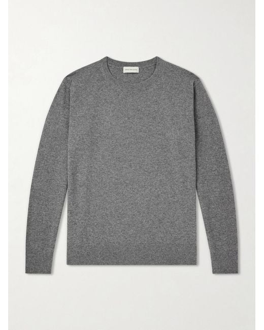 Dries Van Noten Gray Cashmere Sweater for men
