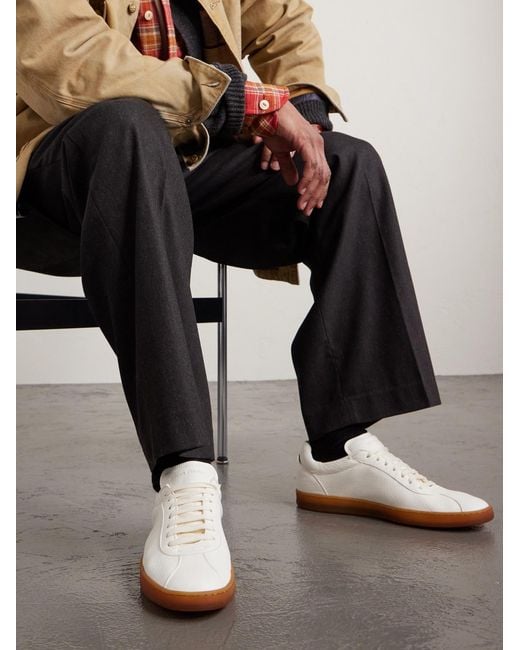 Officine Creative White Halo 001 Deerskin Sneakers for men