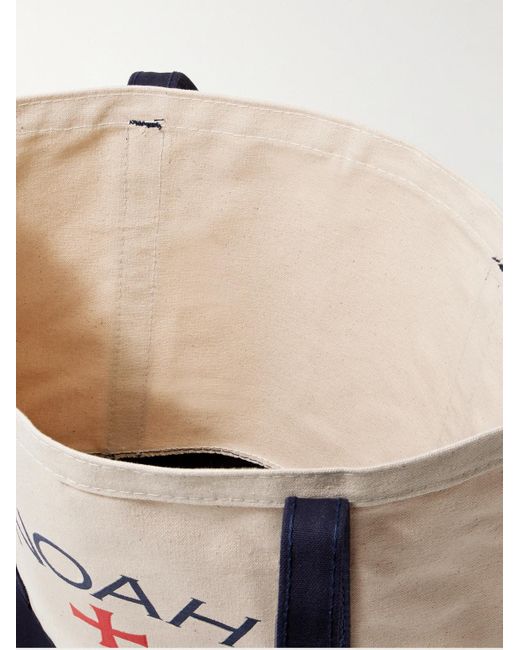 Noah NYC Natural Core Logo-print Cotton-canvas Tote Bag for men