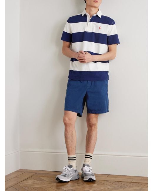 Polo Ralph Lauren Blue Straight-Leg Cotton Shorts for men