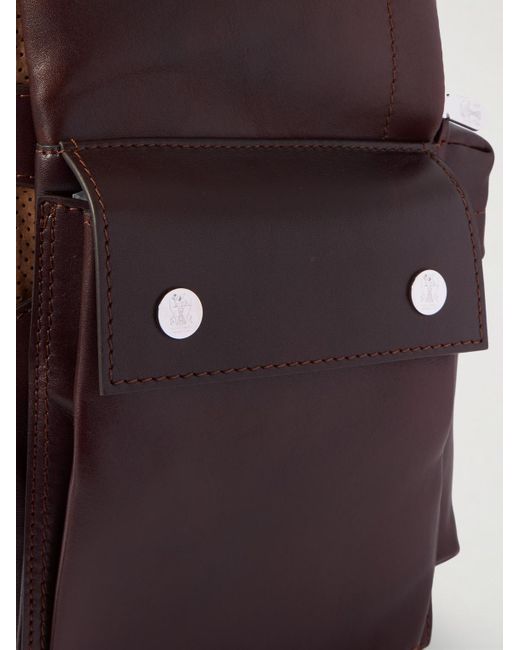 Zaino di Brunello Cucinelli in Red da Uomo