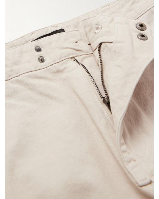 Entire studios Natural Hard Straight-leg Convertible Cotton-canvas Cargo Trousers for men