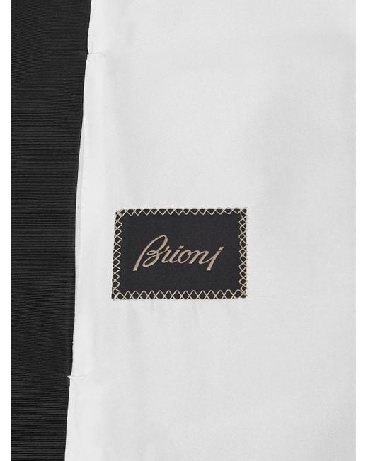 Giacca Da Smoking Doppiopetto di Brioni in Black da Uomo