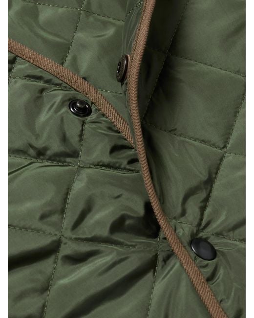 RRL Green Cooper Quilted Shell Gilet for men