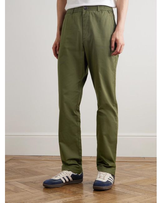 Pantaloni A Gamba Dritta di Oliver Spencer in Green da Uomo