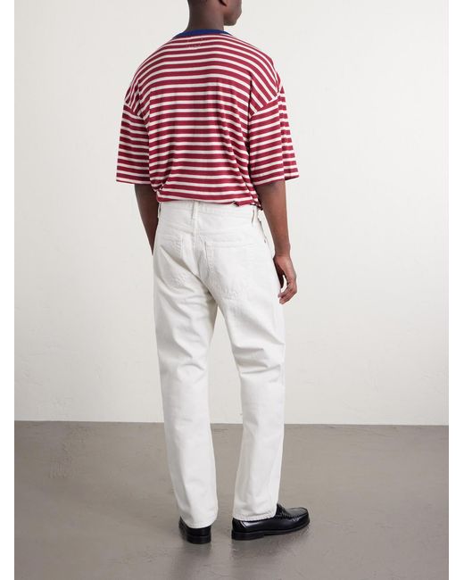 Agolde White Magnus Wide-leg Jeans for men