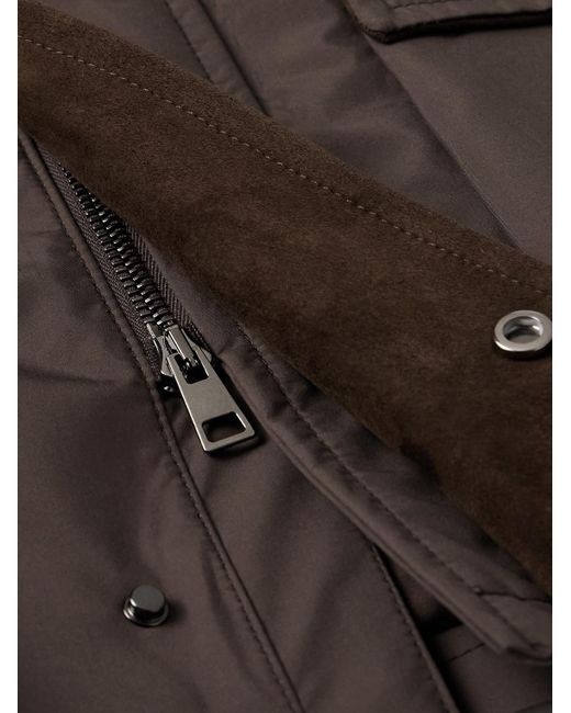 Saman Amel Gray City Nylon Jacket for men