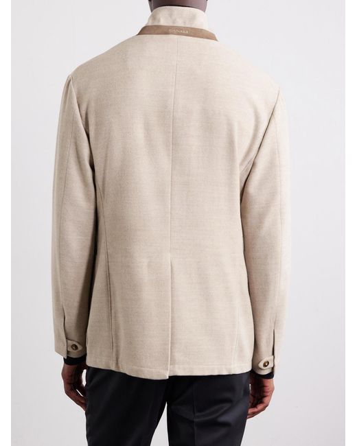 Canali Natural Wool Blazer for men