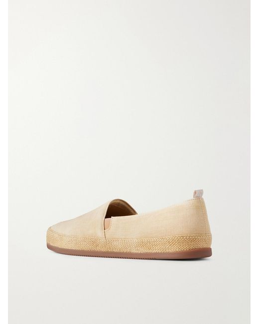 Mulo Natural Canvas Espadrilles for men