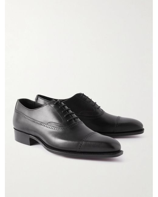 George Cleverley Charles Oxford-Schuhe aus Leder in Black für Herren