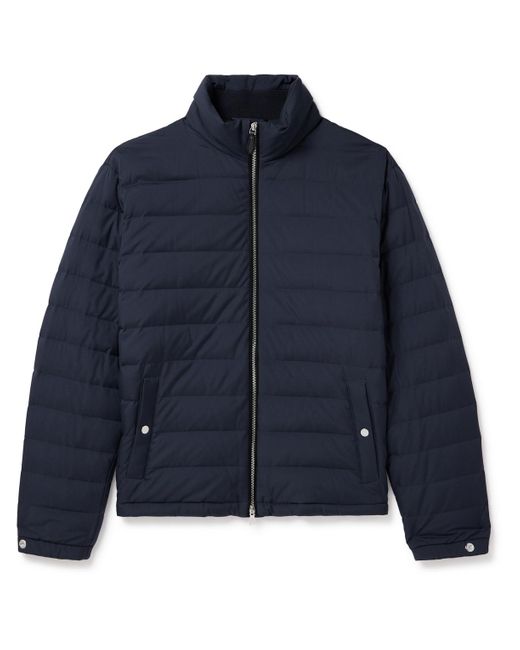 Dunhill Blue Quilted Shell Down Jacket for men