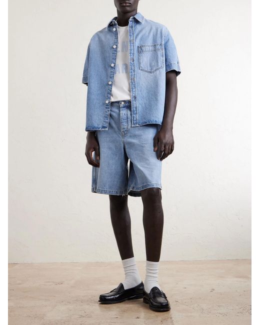 Givenchy Blue Denim Shirt for men