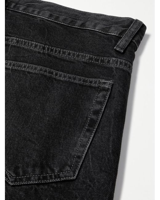 FRAME Black The Straight Slim-Fit Straight-Leg Jeans for men