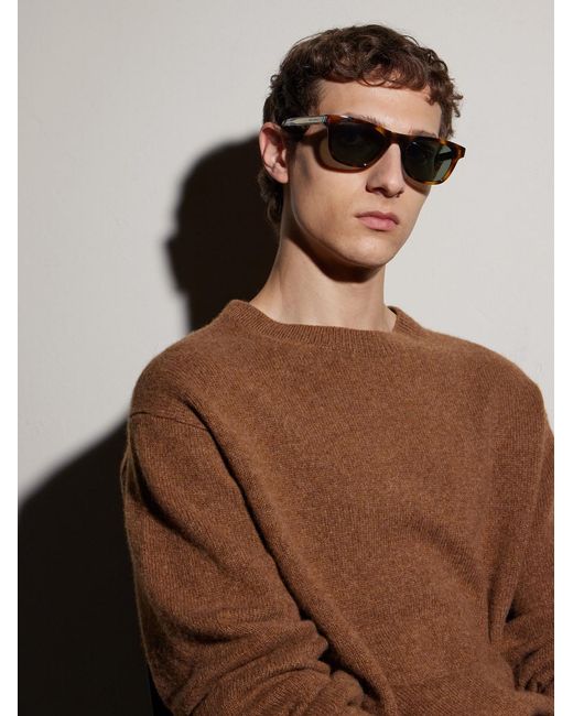 Saint Laurent Multicolor Square-frame Tortoiseshell Acetate Sunglasses for men