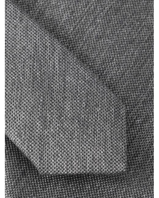 Paul Smith White 8Cm Silk And Wool-Blend Tie for men