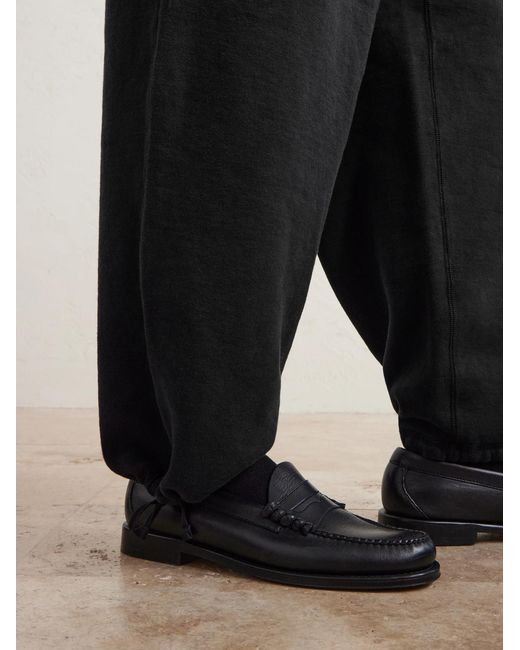 A.PRESSE Blue Vintage Straight-Leg Cotton Sweatpants for men