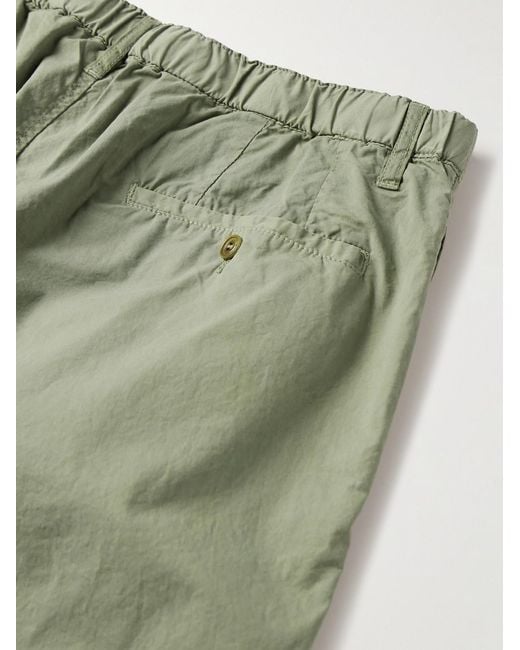 Hartford Green Tanker Slim-Fit Straight-Leg Cotton Drawstring Trousers for men