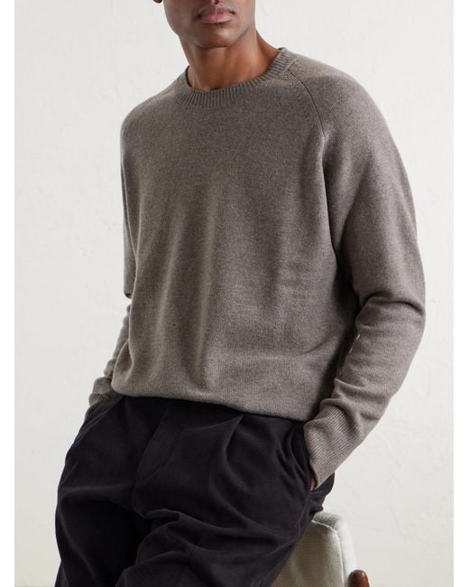 Eleventy Gray Wool Sweater for men