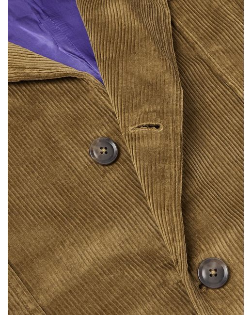 Needles Green Cotton-Corduroy Blazer for men