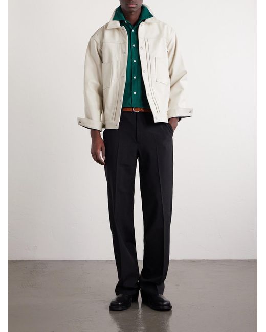 Neighborhood Natural Type-2 Leather Jacket for men