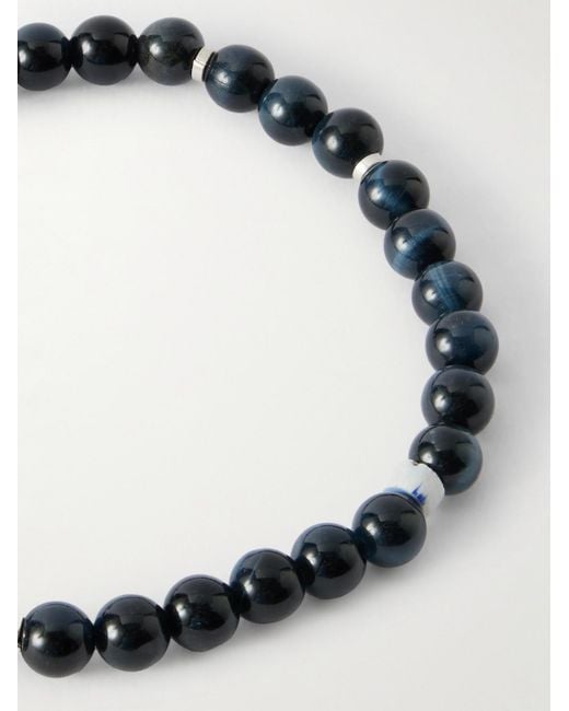Mikia Metallic Circle 8 Sterling Silver for men