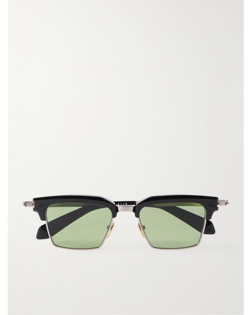 Jacques Marie Mage Green Alin D-Frame-Tone And Acetate Sunglasses for men