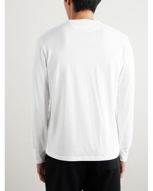 Tom Ford White Slim-Fit Lyocell And Cotton-Blend Jersey T-Shirt for men