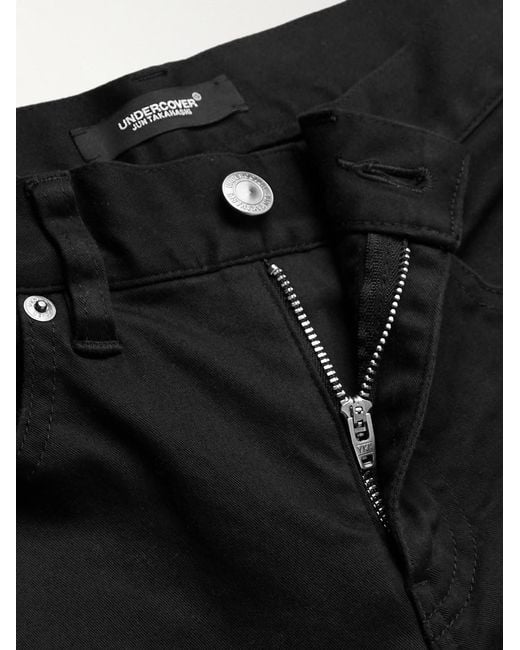 Undercover Black Scab Skinny-Fit Distressed Jeans for men