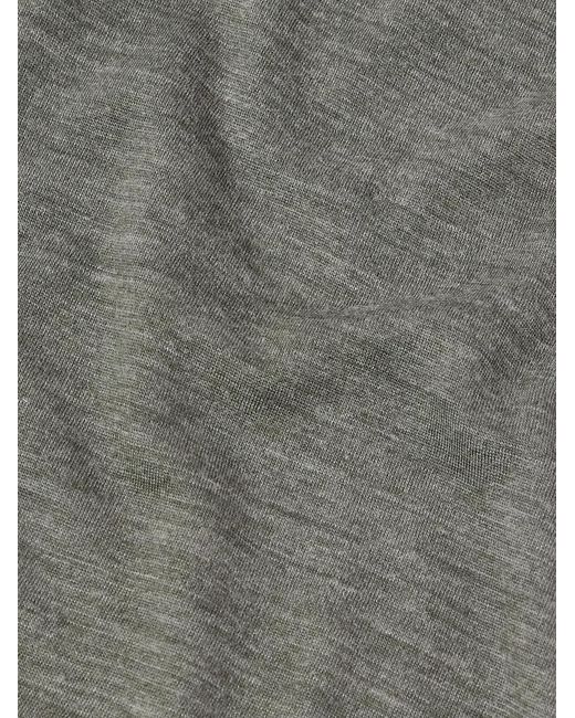 houdini Gray Activist Slim-Fit Treemerino T-Shirt for men
