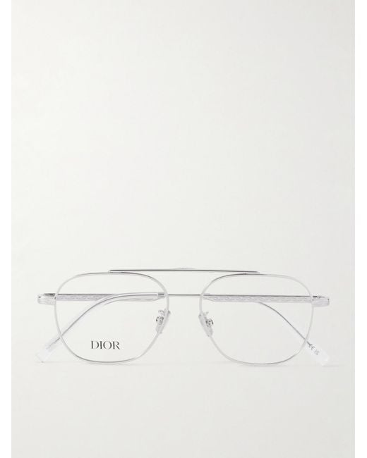 Dior Natural Diorbotanicao S6U Geometric-Tone Glasses for men
