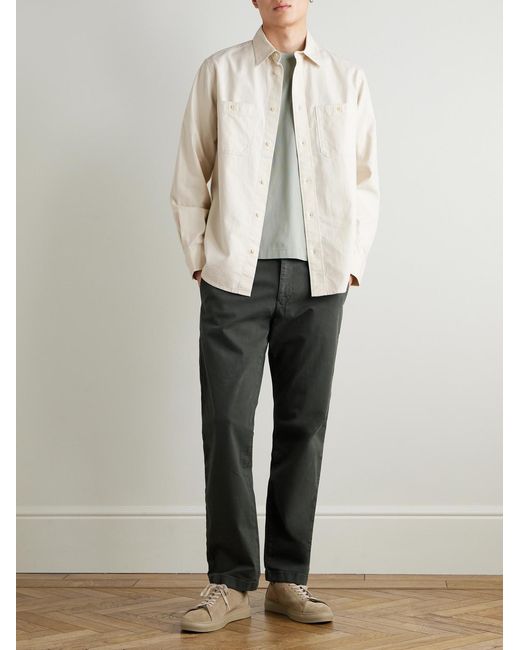 NN07 Natural Colby 50065 Organic Cotton And Hemp-blend Shirt for men