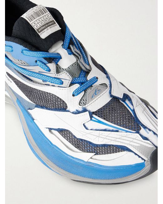 Balenciaga Blue Jet Rubber Sneakers for men