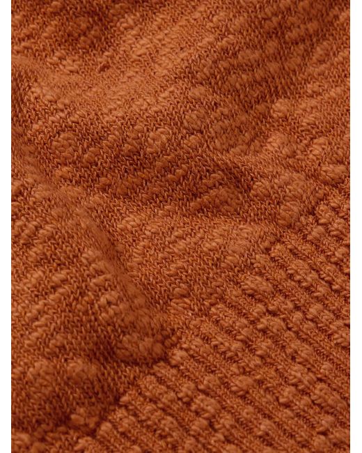 Beams Plus Pullover aus einer Baumwollmischung in Brown für Herren