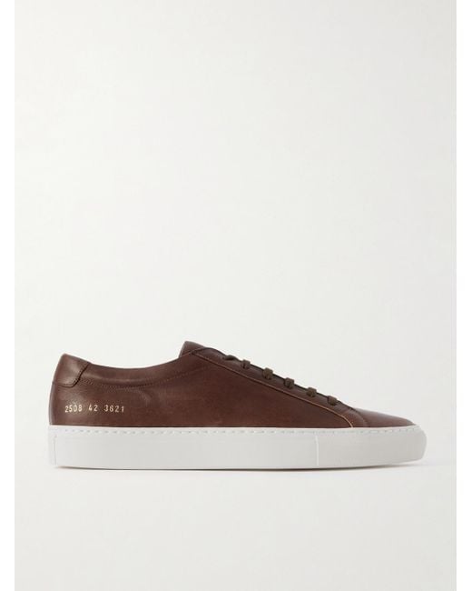 Common Projects Original Achilles Sneakers aus Leder in Brown für Herren