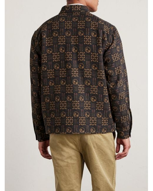 RRL Brown Ruddick Cotton-Jacquard Jacket for men
