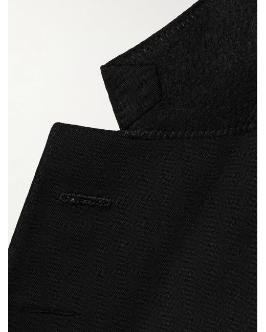 Mr P. Black Wool Suit Jacket for men