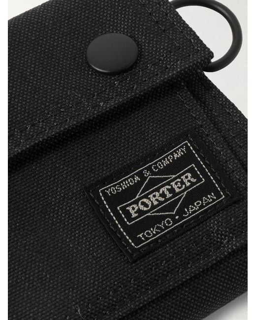 Portafoglio in tela CORDURA® Duck Smoky di Porter-Yoshida and Co in Black da Uomo