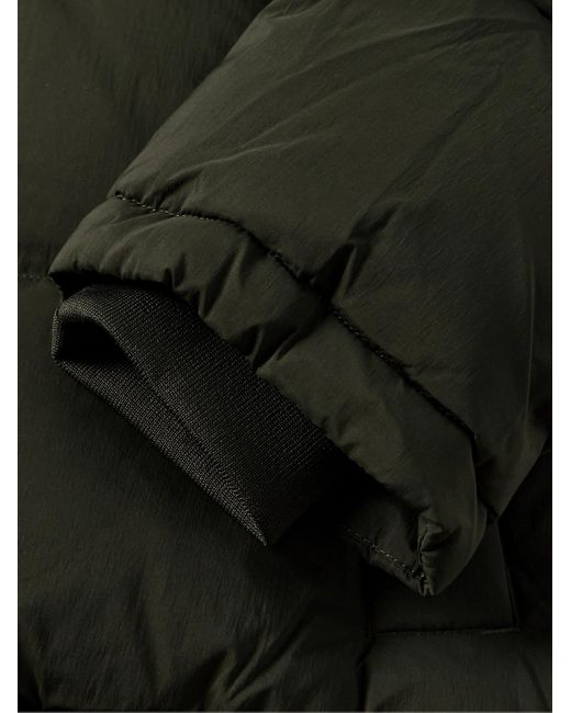 NN07 Matthew 8245 wattierte Daunenjacke aus gestepptem recyceltem Shell mit Kapuze in Green für Herren